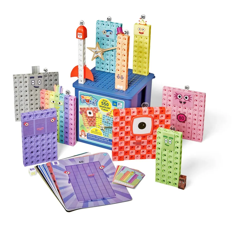 Learning Resources MathLink Cubes Heroes with Zeroes Set 616 Teile