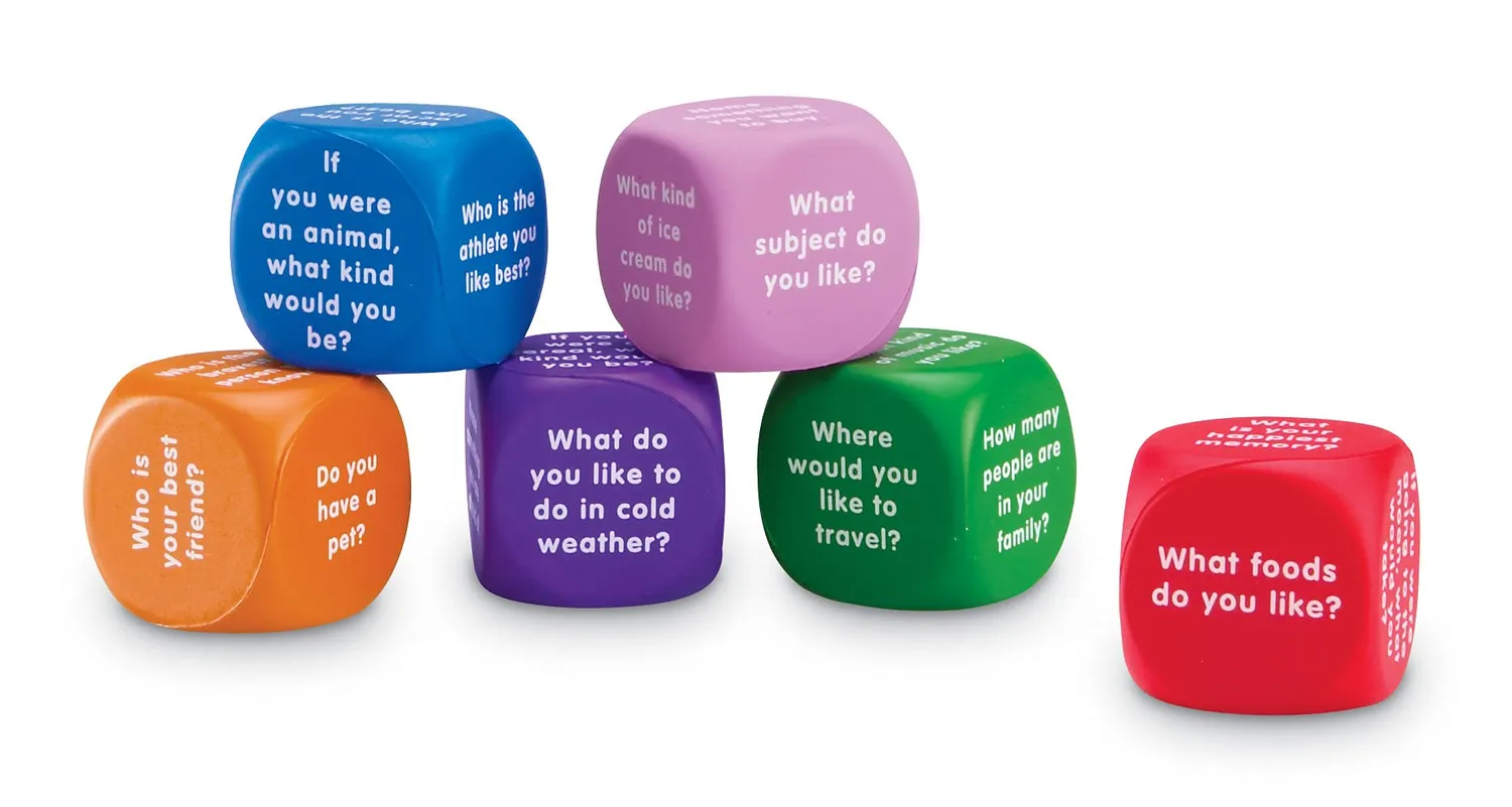 Learning Resources Konversation Bilderwürfel 6er-Set DaZ