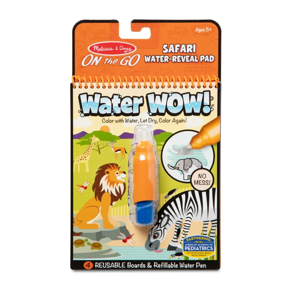 Melissa & Doug Water Wow Safari Wassermalbuch Wiederverwendbar
