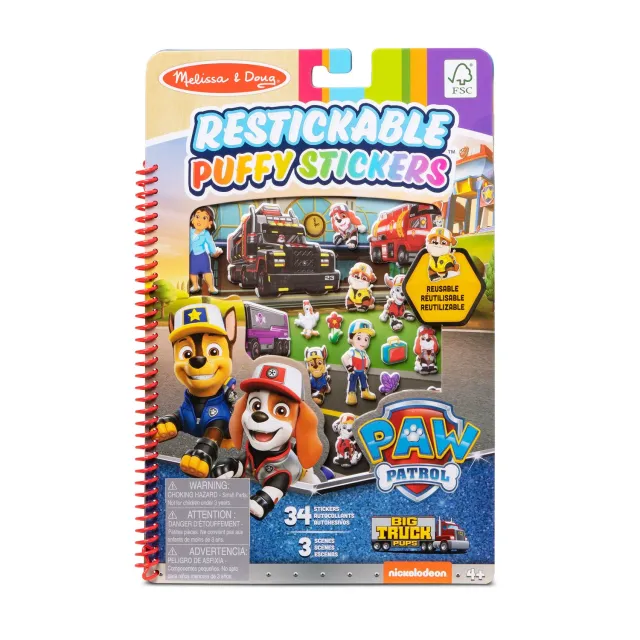 Melissa & Doug PAW Patrol Puffy Sticker Big Truck Pups
