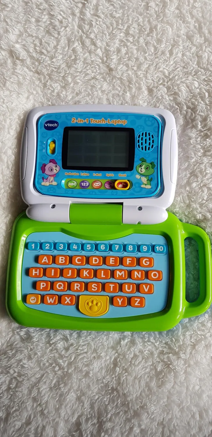 VTech 2-in-1 Touch-Laptop Lerncomputer Mehrfarbig Touchscreen