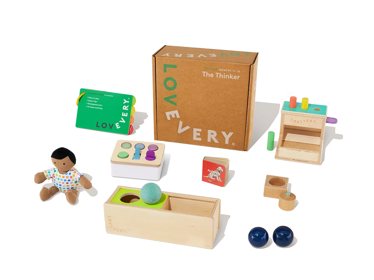 Lovevery Das Denker-Set Lernspielset Deutsch Puppe hell