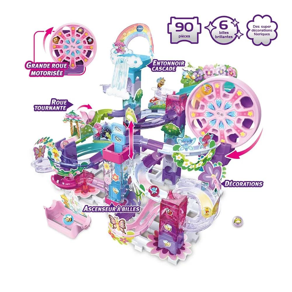 VTech Marble Rush Fairy Garden M500E Kugelbahn 90 Teile