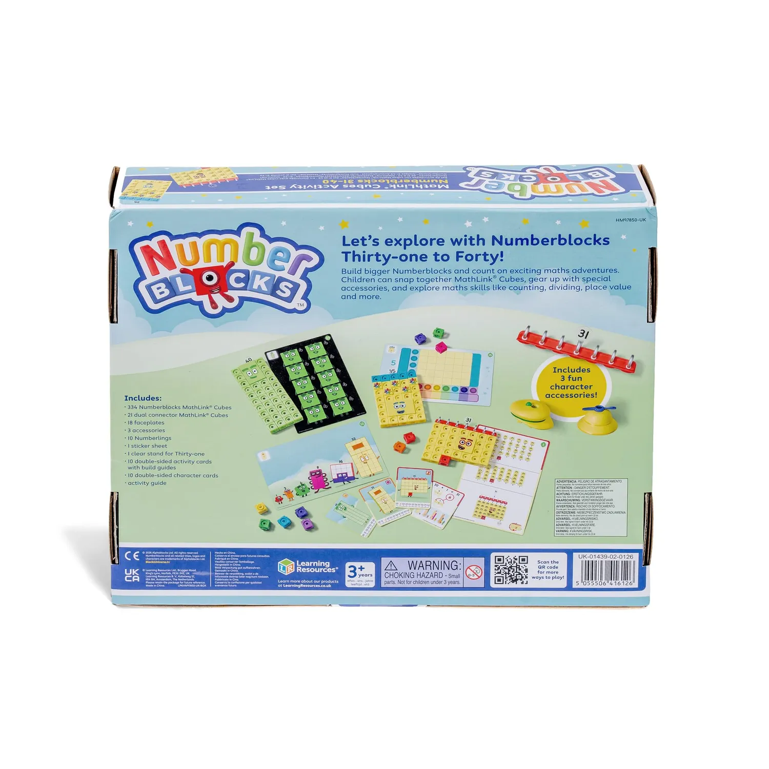Learning Resources Numberblocks 31-40 MathLink Set