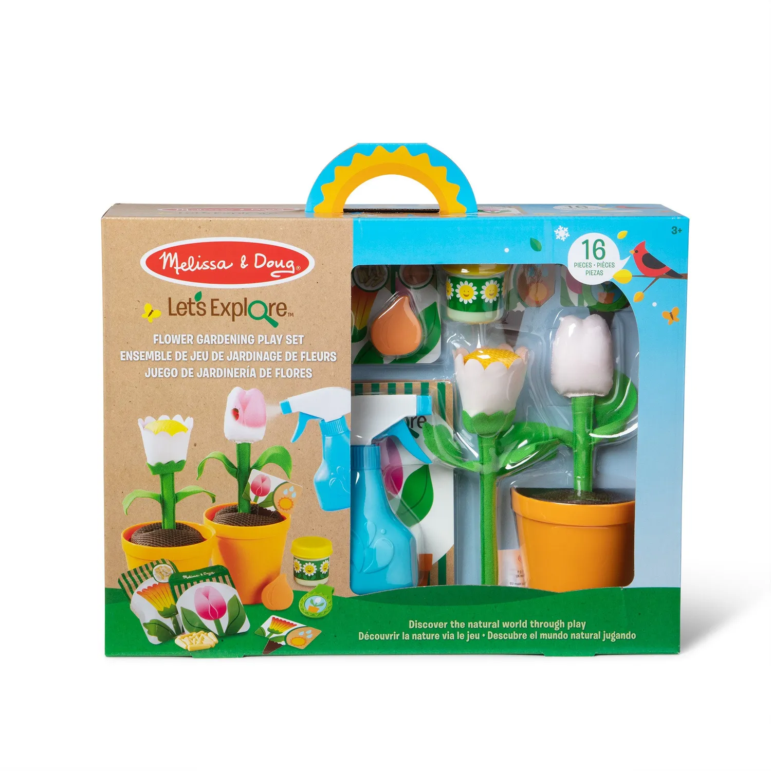 Melissa & Doug Let's Explore Blumengarten Spielset ab 3 Jahren