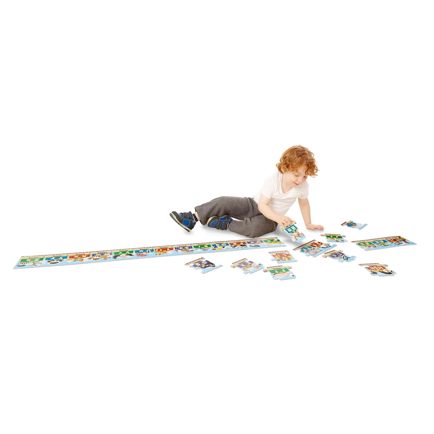Melissa & Doug Alphabet Express Bodenpuzzle ABC 27 Teile
