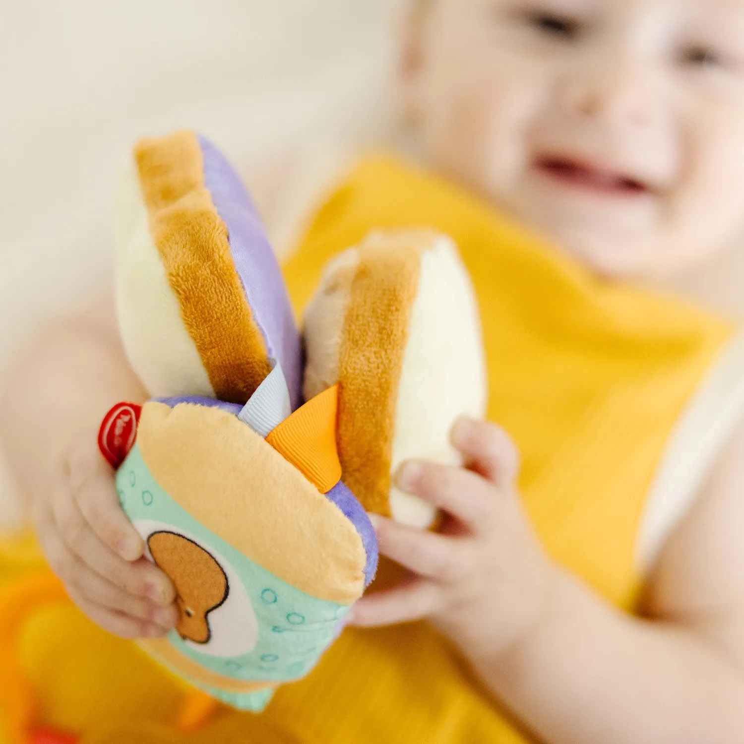 Melissa & Doug PB&J Anhängerspielzeug Plüsch für Babys