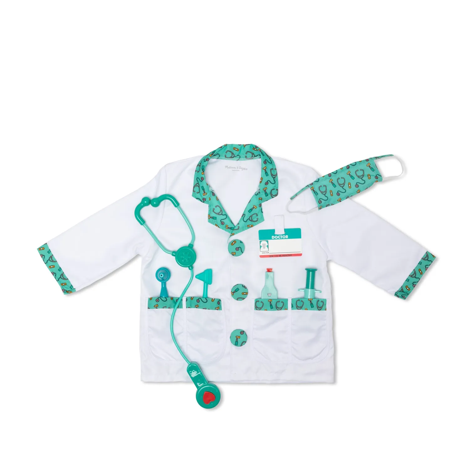 Melissa & Doug Doctor Costume Arztkostüm Verkleidung 3-6 Jahre