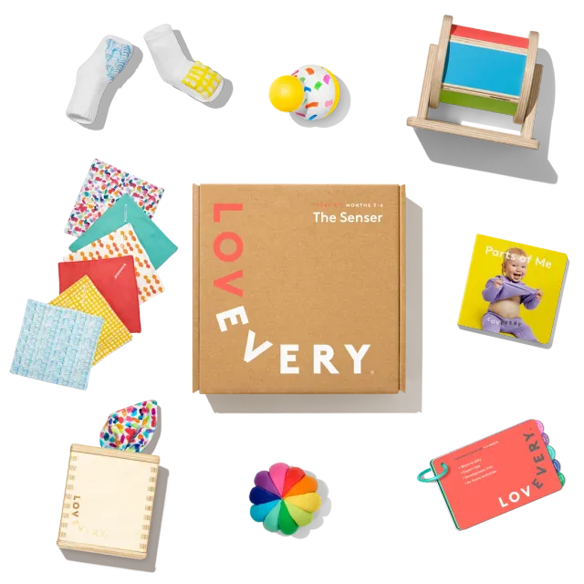 Lovevery Das Fühler-Set Babyspielzeug ab Geburt