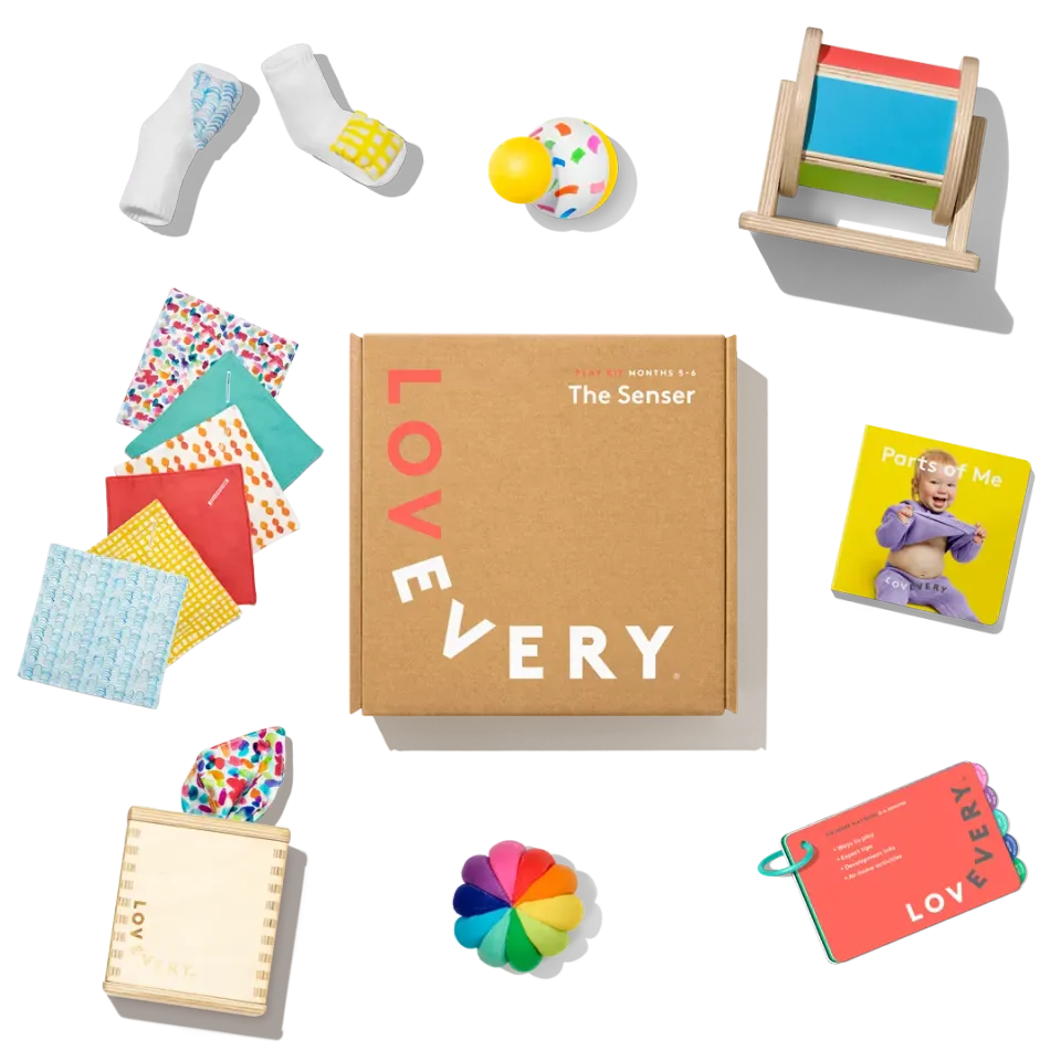 Lovevery Das Fühler-Set Babyspielzeug ab Geburt