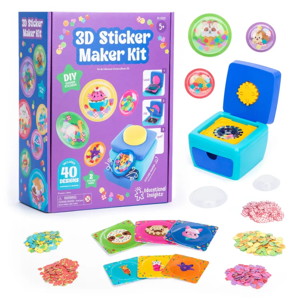 Learning Resources 3D Sticker Maker Bastelset ab 4 Jahren