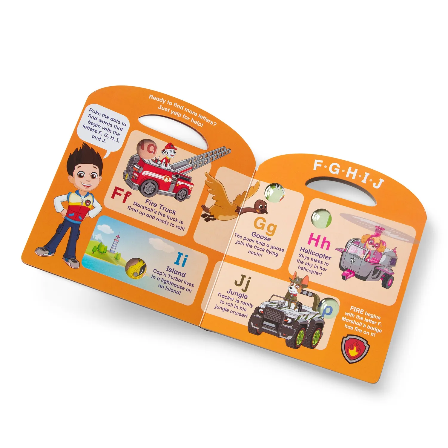 Melissa & Doug PAW Patrol Poke-A-Dot Alphabet Adventure Buch EN