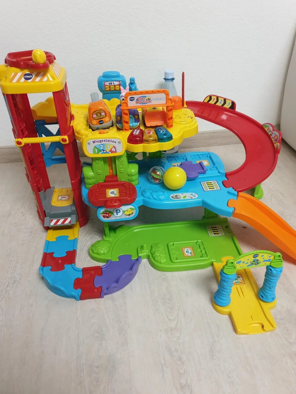 VTech Tut Tut Baby Flitzer Parkgarage 3-Etagen Garage mit Lift