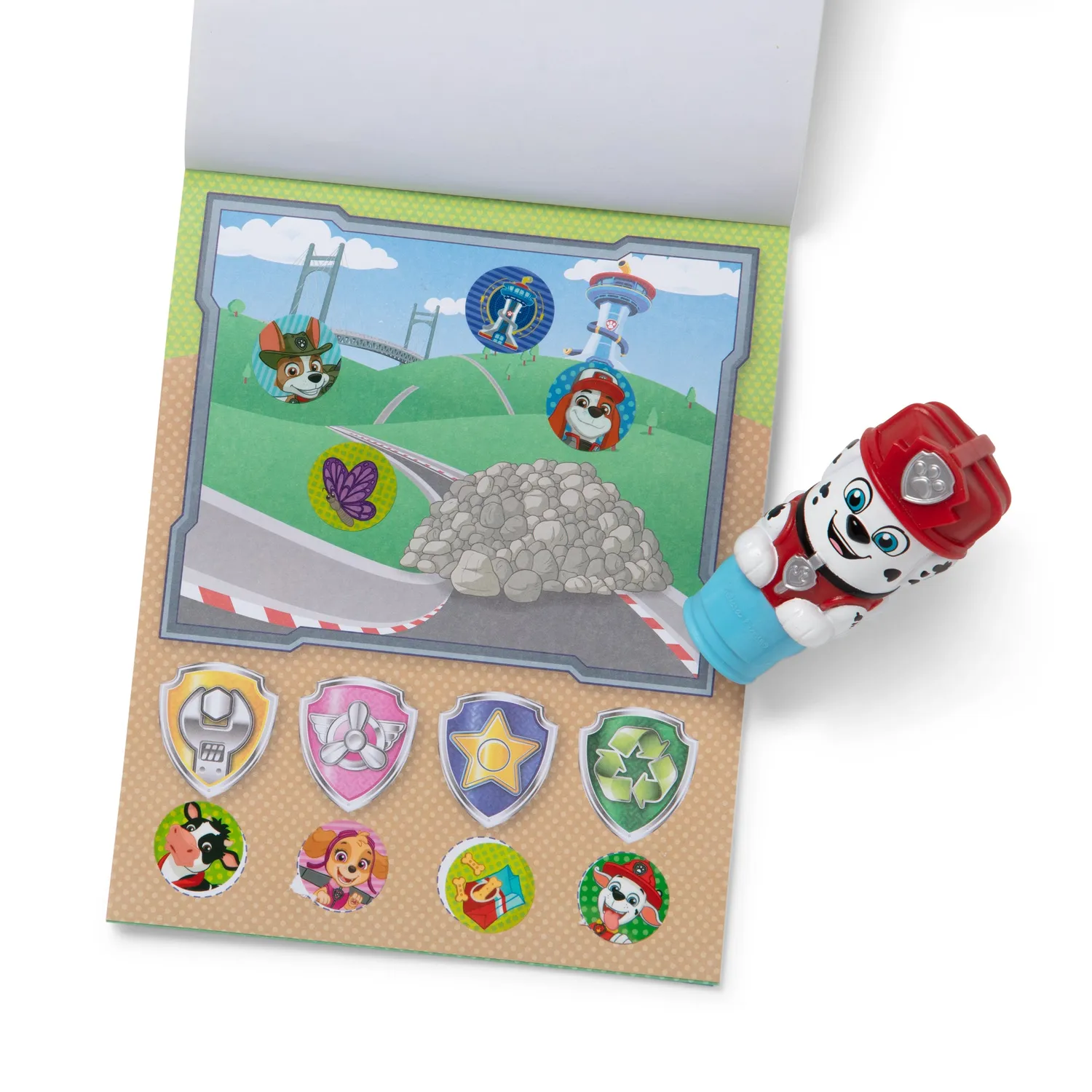 Melissa & Doug Sticker WOW Marshall Stickerbuch 24 Seiten