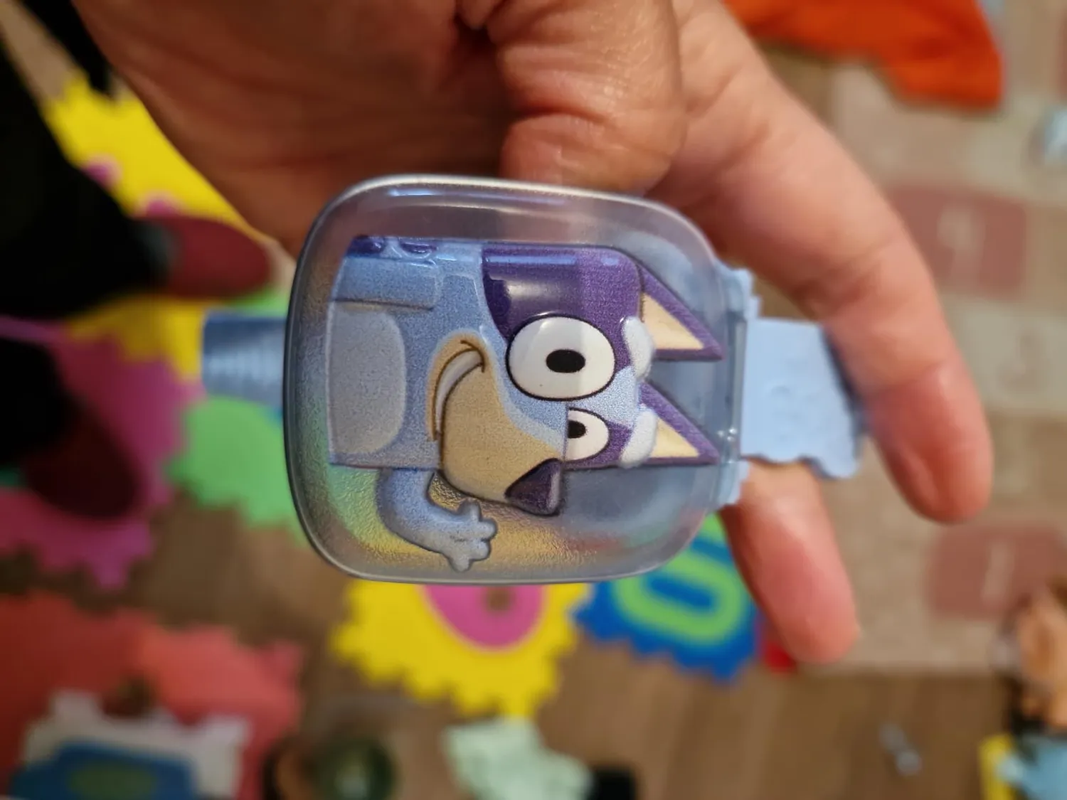 VTech Bluey interaktive Kinderuhr französisch mit Spielen