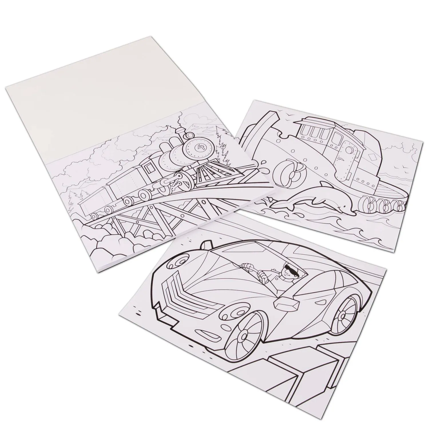 Melissa & Doug Jumbo Coloring Pad Vehicles Malblock