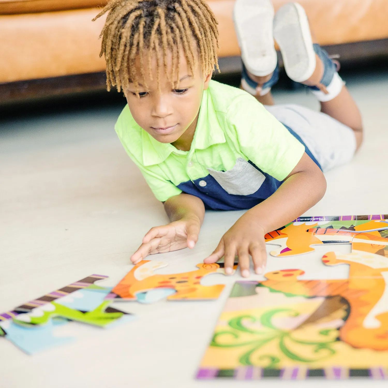 Melissa & Doug Dinosaur Dawn Bodenpuzzle 24 Teile ab 3 Jahre
