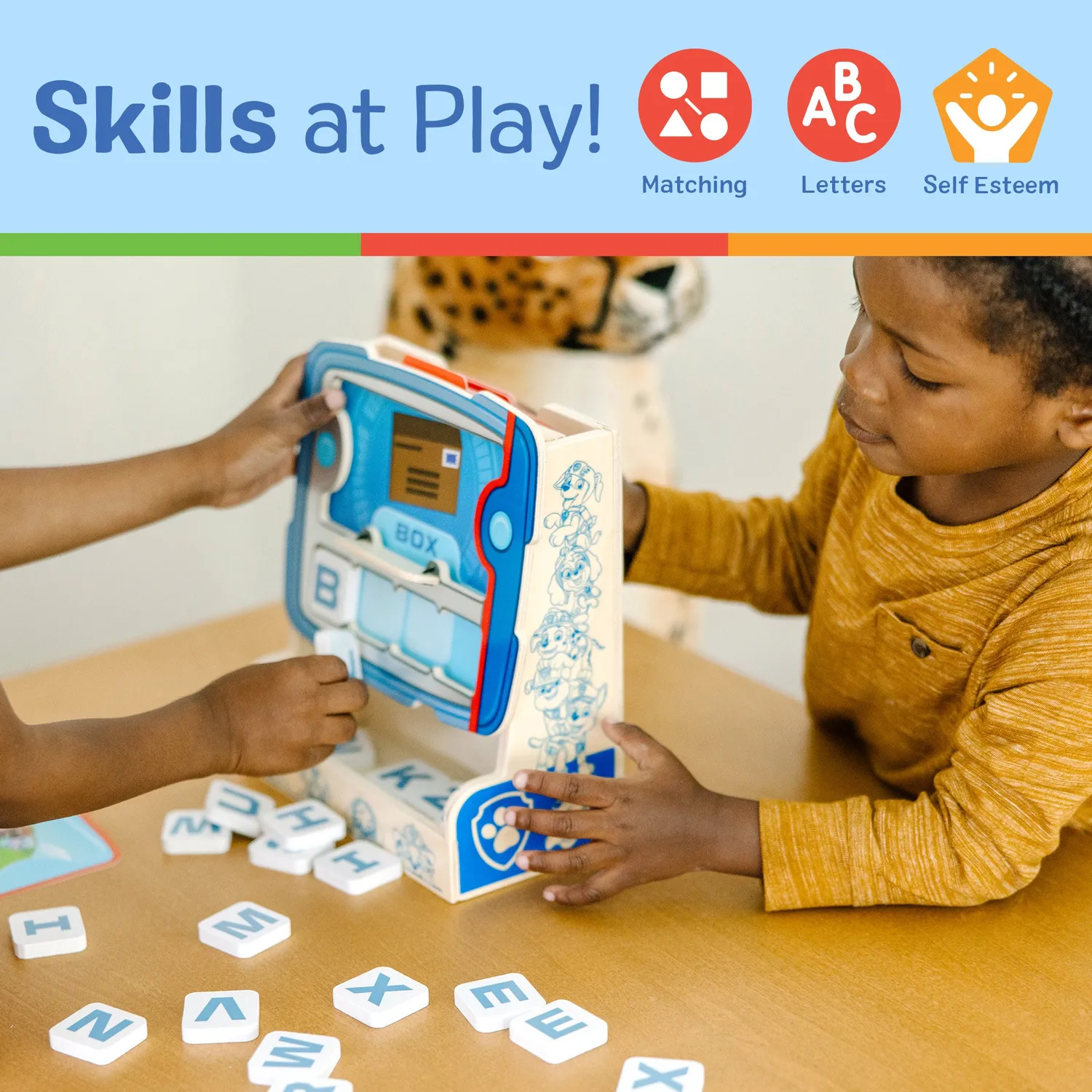 Melissa & Doug PAW Patrol See & Spell Pup Pad Lernspiel 3-4 Buchstaben