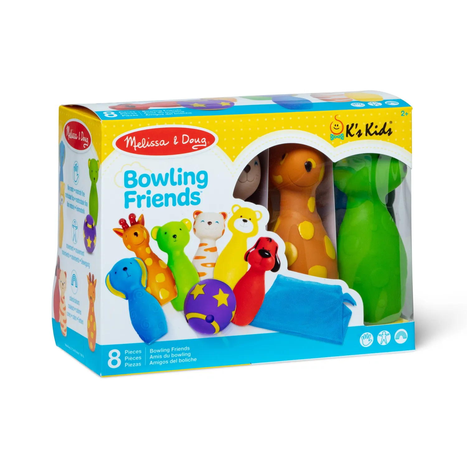 Melissa & Doug K's Kids Bowling Friends Kegelspiel weich