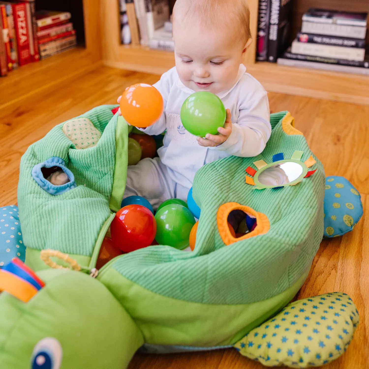 Melissa and Doug K's Kids Turtle Ball Pit Bällebad 60 Bälle