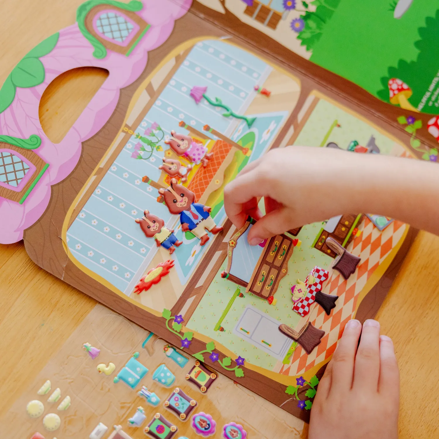 Melissa & Doug Puffy Sticker Play Set 3er Stickerbuch