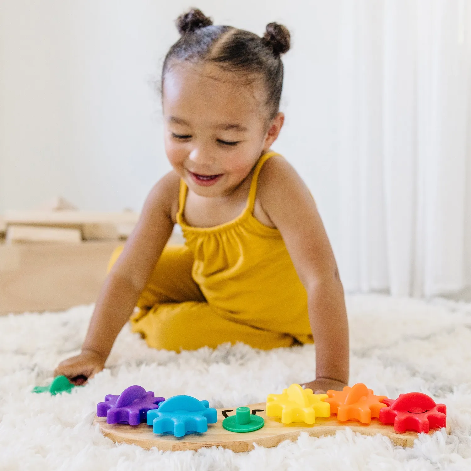 Melissa & Doug Classic Rainbow Lernspielzeug Holz Set 4-teilig