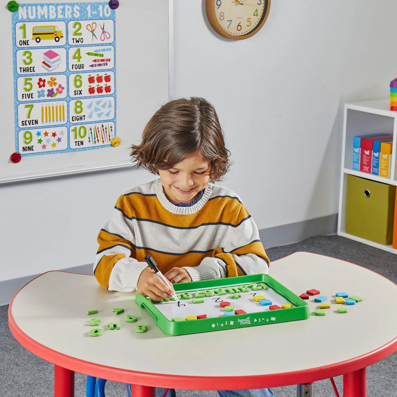 Learning Resources Zahlen & Formen Tablett Magnetspiel Vorschule