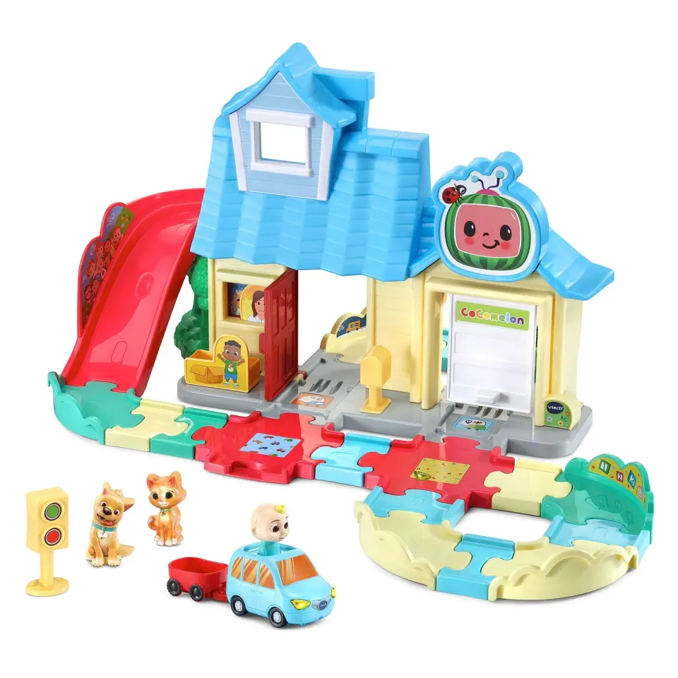 VTech Tut Tut Baby Flitzer Cocomelon JJs Spielhaus Schienenset
