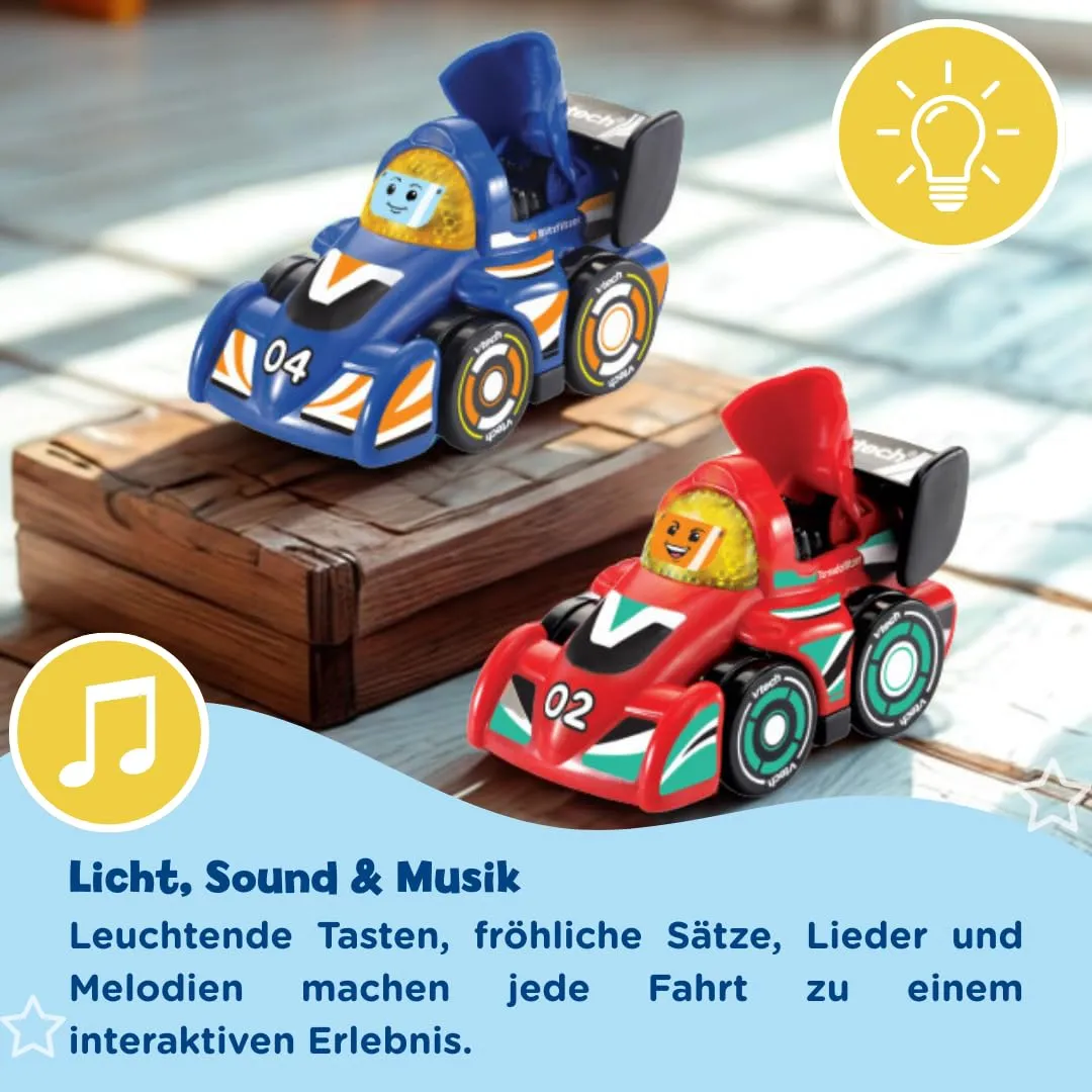 VTech Tut Tut Baby Flitzer 2er Set Spielautos Rennwagen Musik