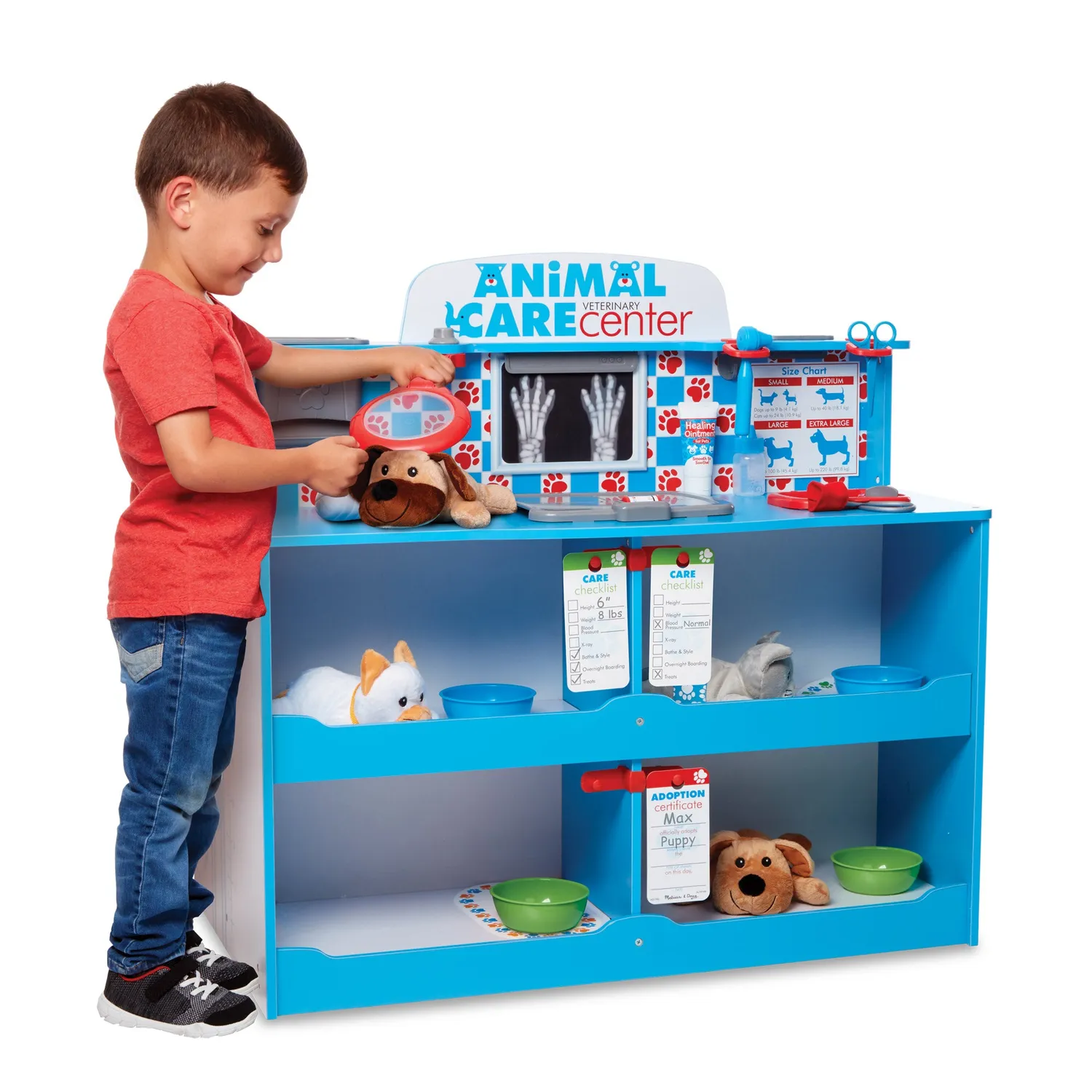 Melissa & Doug Animal Care Spielcenter Tierarzt Holz