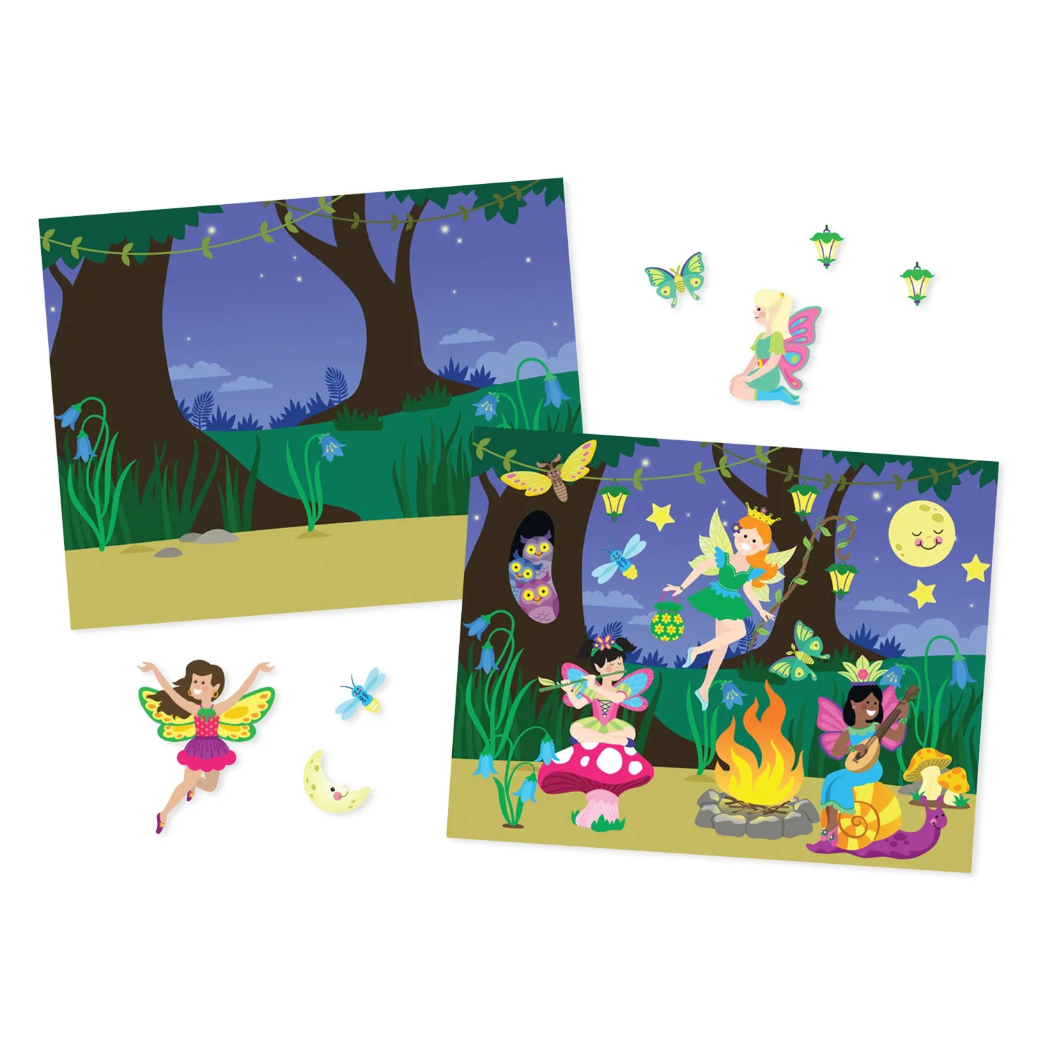 Melissa & Doug Fairies Stickerpad wiederverwendbar 165+ Sticker