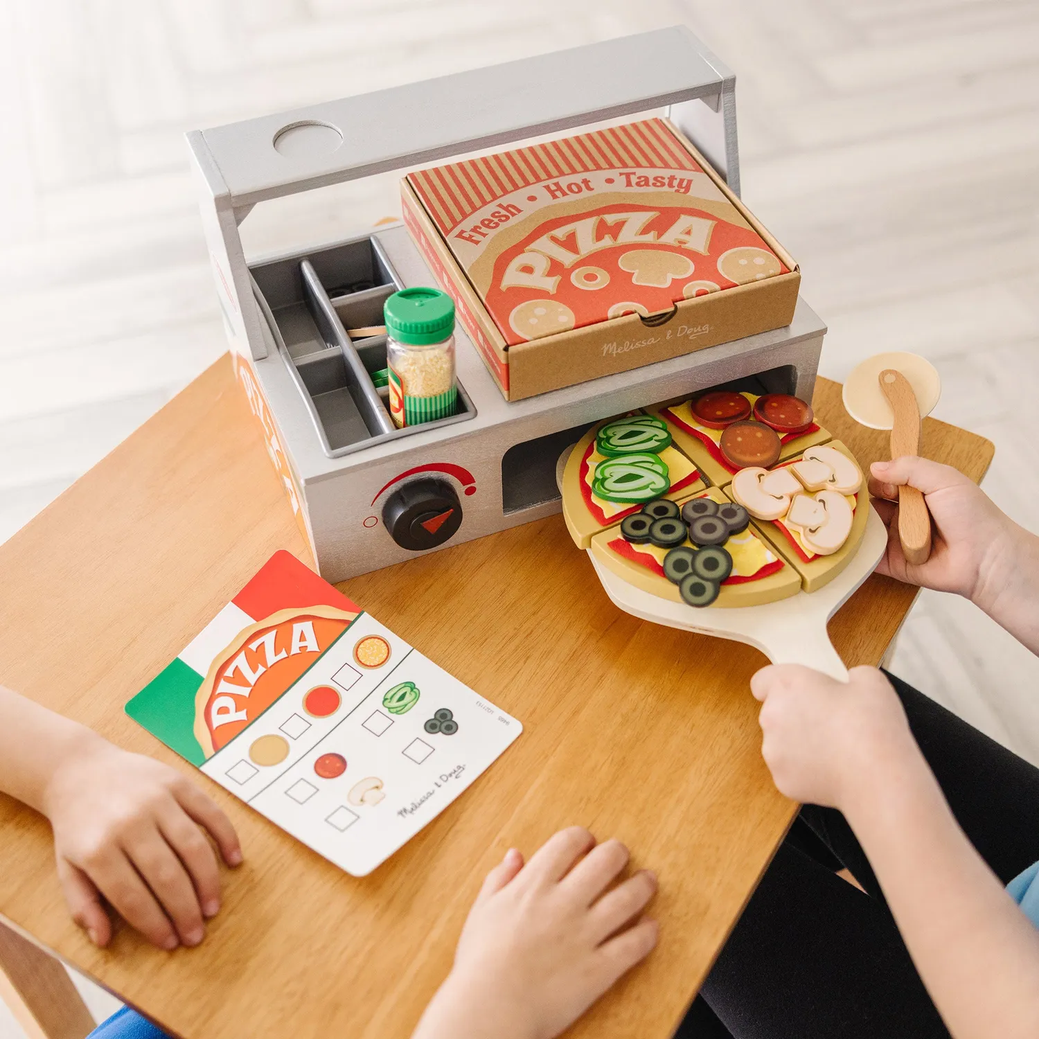 Melissa & Doug Top & Bake Pizzatheke Spielessen 41-teilig