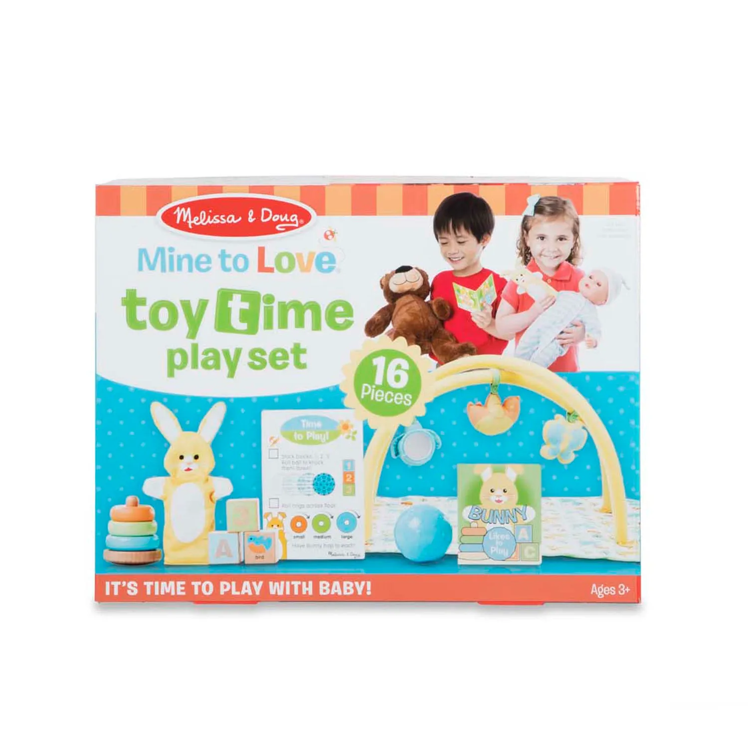 Melissa & Doug Mine to Love Toy Time Puppenspielset 16-tlg ab 3 J