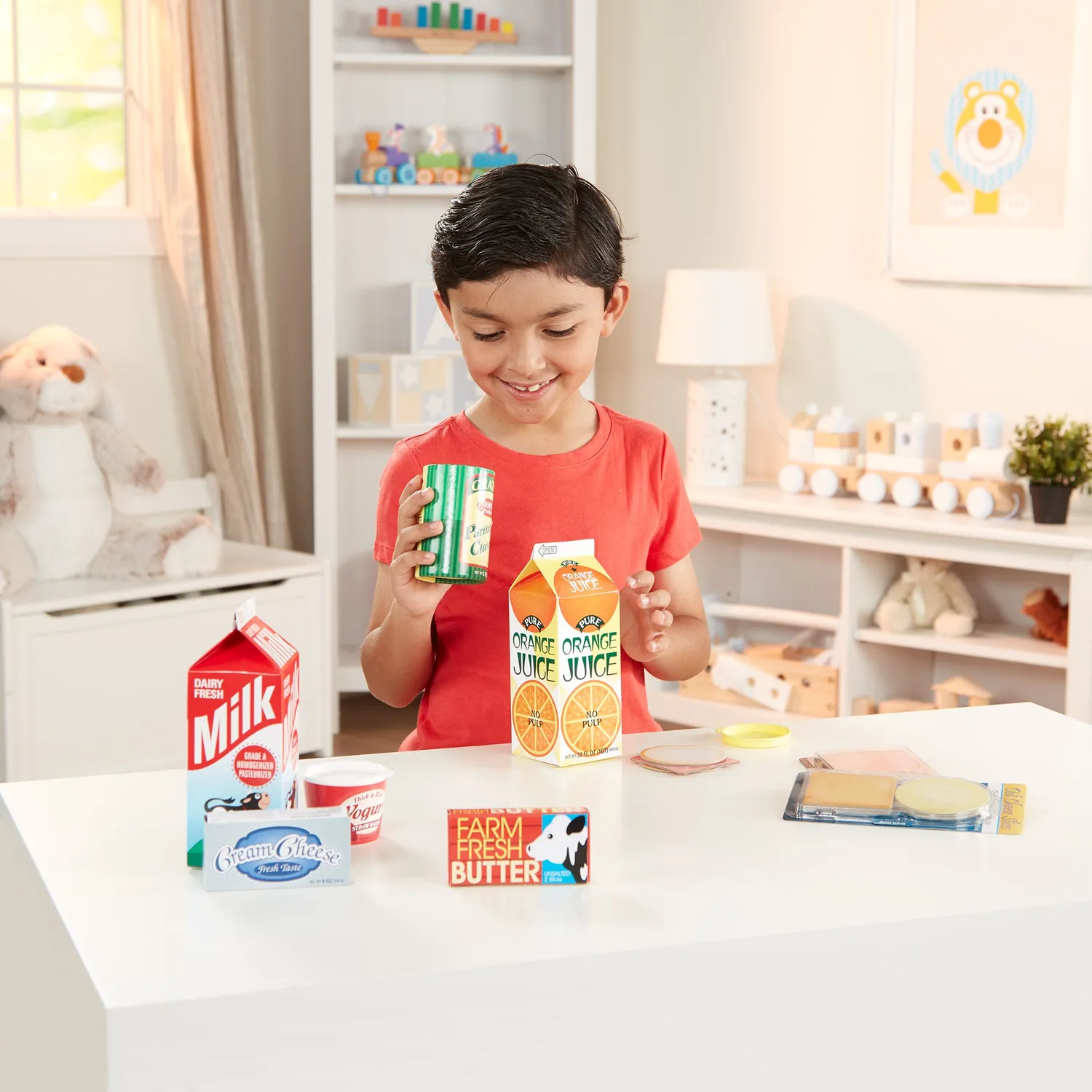 Melissa & Doug Fridge Fillers Spiellebensmittel Set