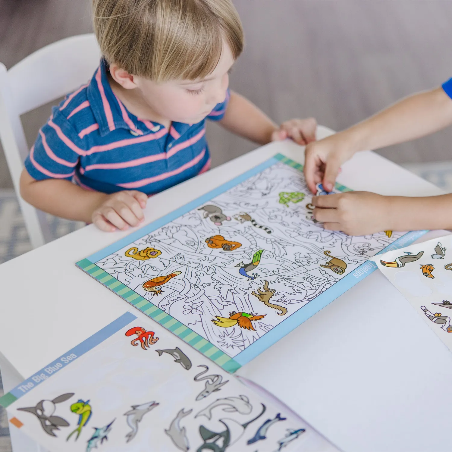 Melissa & Doug Seek & Find Stickerbuch Tiere 400 Sticker