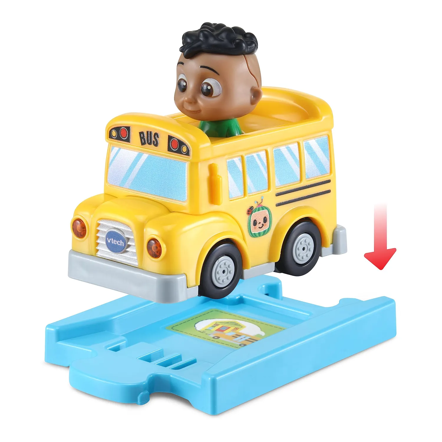 VTech Tut Tut Baby Flitzer CoComelon Codys Schulbus mit Schiene