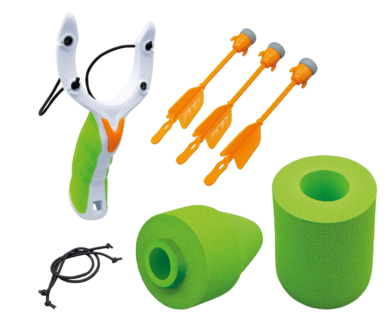 Buki BN017 Steinschleuder Outdoor-Set Schaumziel Pfeile