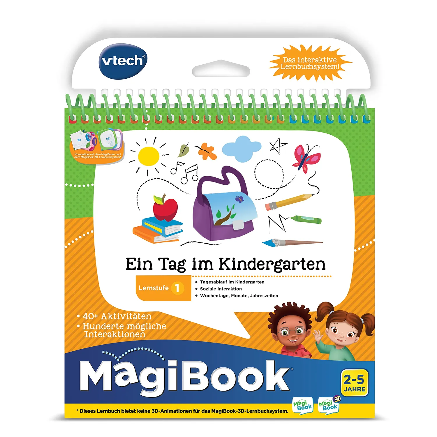 VTech MagiBook Ein Tag im Kindergarten Lernbuch Stufe 1 Empathie