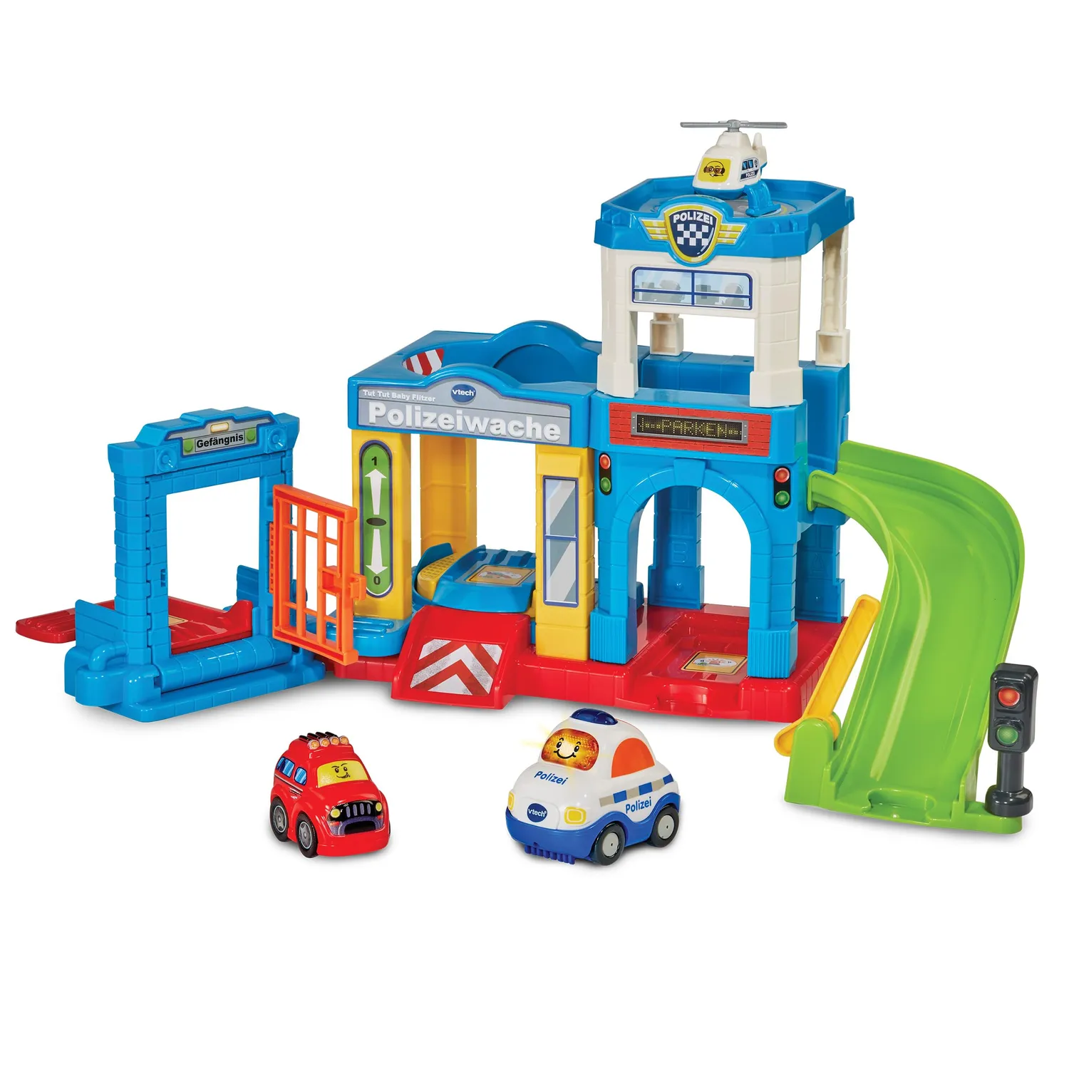 VTech Tut Tut Baby Flitzer Polizeiwache Spielset mit Auto