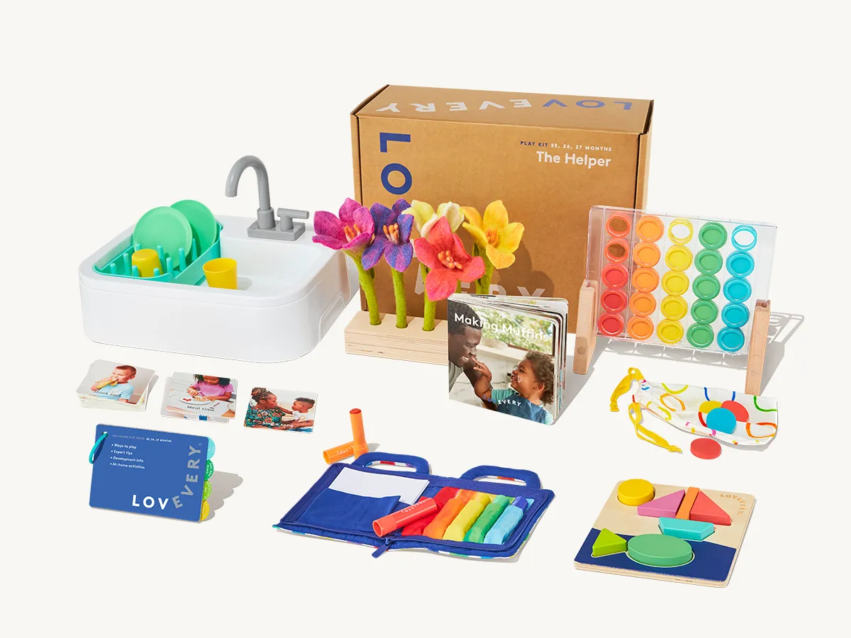 Lovevery Das Helfer-Set Spielset Deutsch für 2-Jährige