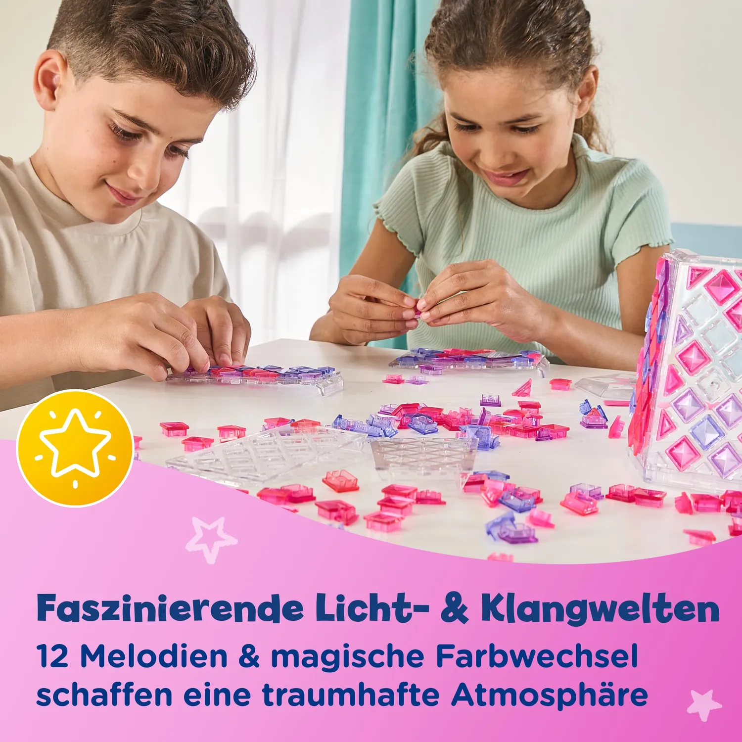 VTech Mosaic Magic Lights Kinderlampe Mosaiksteine
