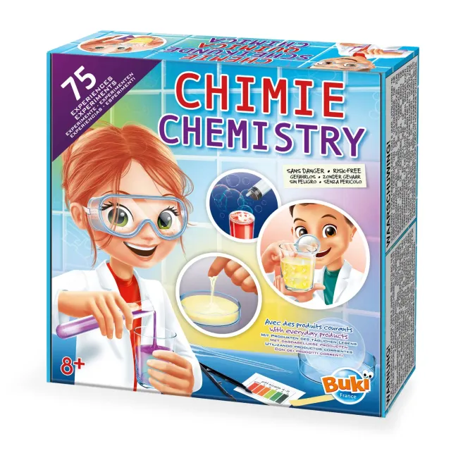 Buki France 8363EU Chemie 75 Experimente Kasten ab 8 Jahren