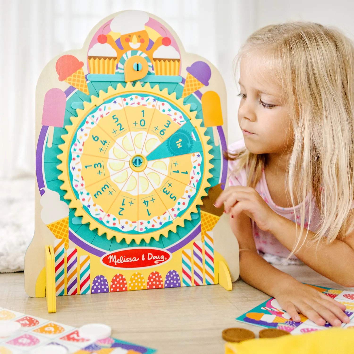 Melissa & Doug Fun at the Fair Roulette Plinko Holz