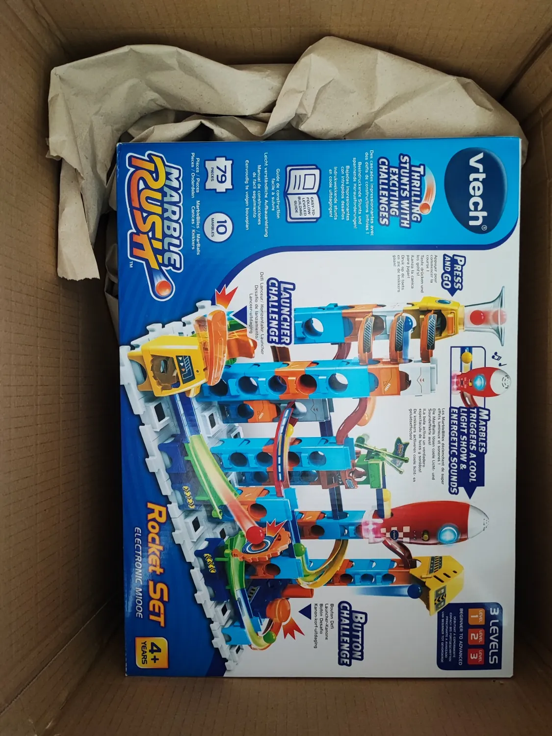 VTech Marble Rush Ultimate XL100 Murmelbahn 135 Teile mit Motor
