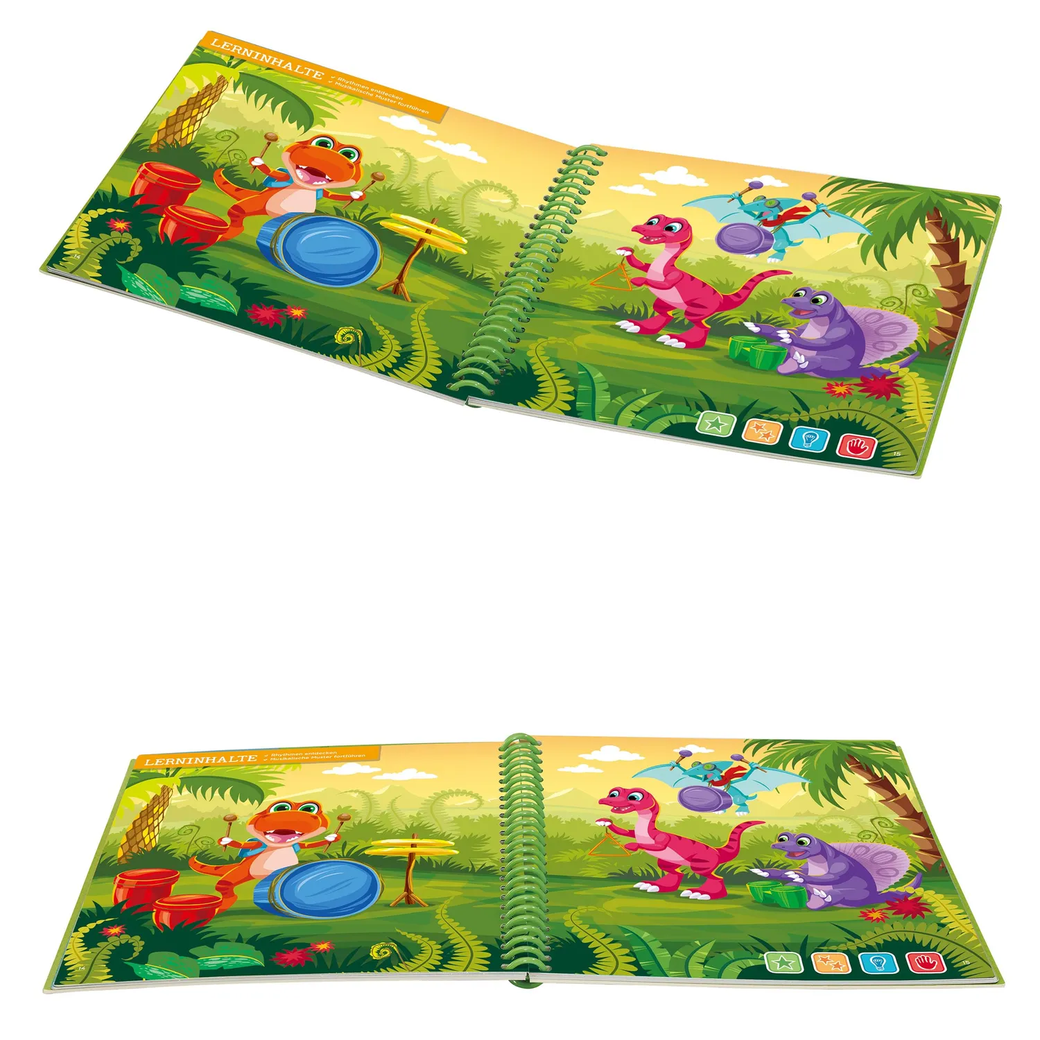 VTech MagiBook Formen und Farben Lernbuch Stufe 1 mit Dino