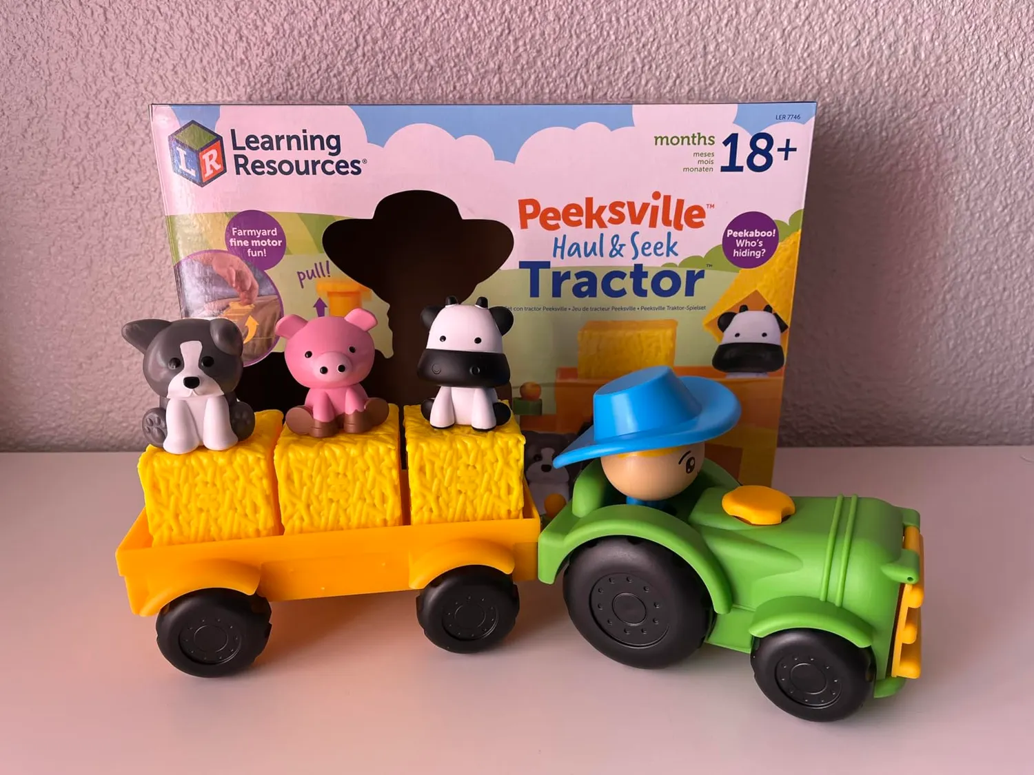 Learning Resources Peeksville Traktor Spielset 10-teilig Bauernhof