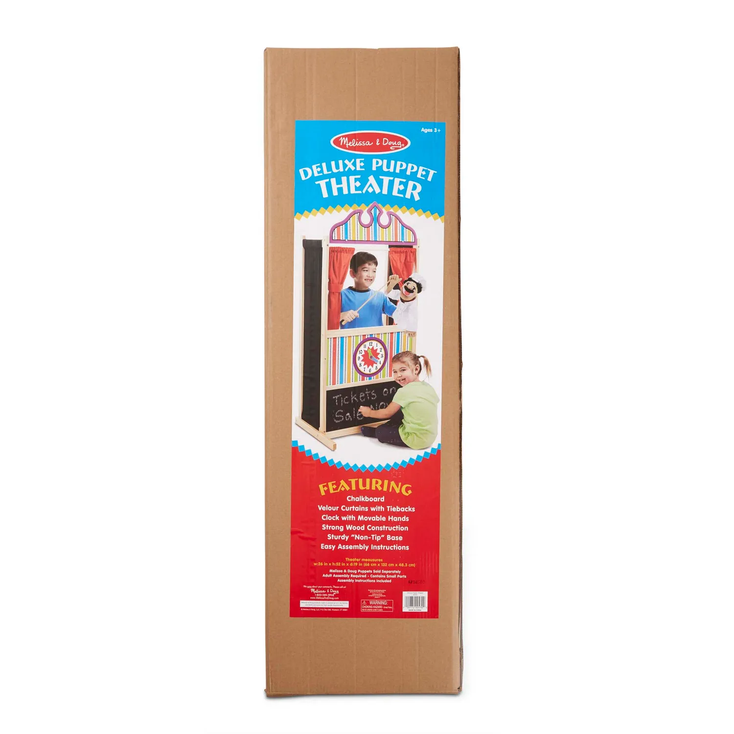 Melissa & Doug Wooden Deluxe Puppet Theater Holz