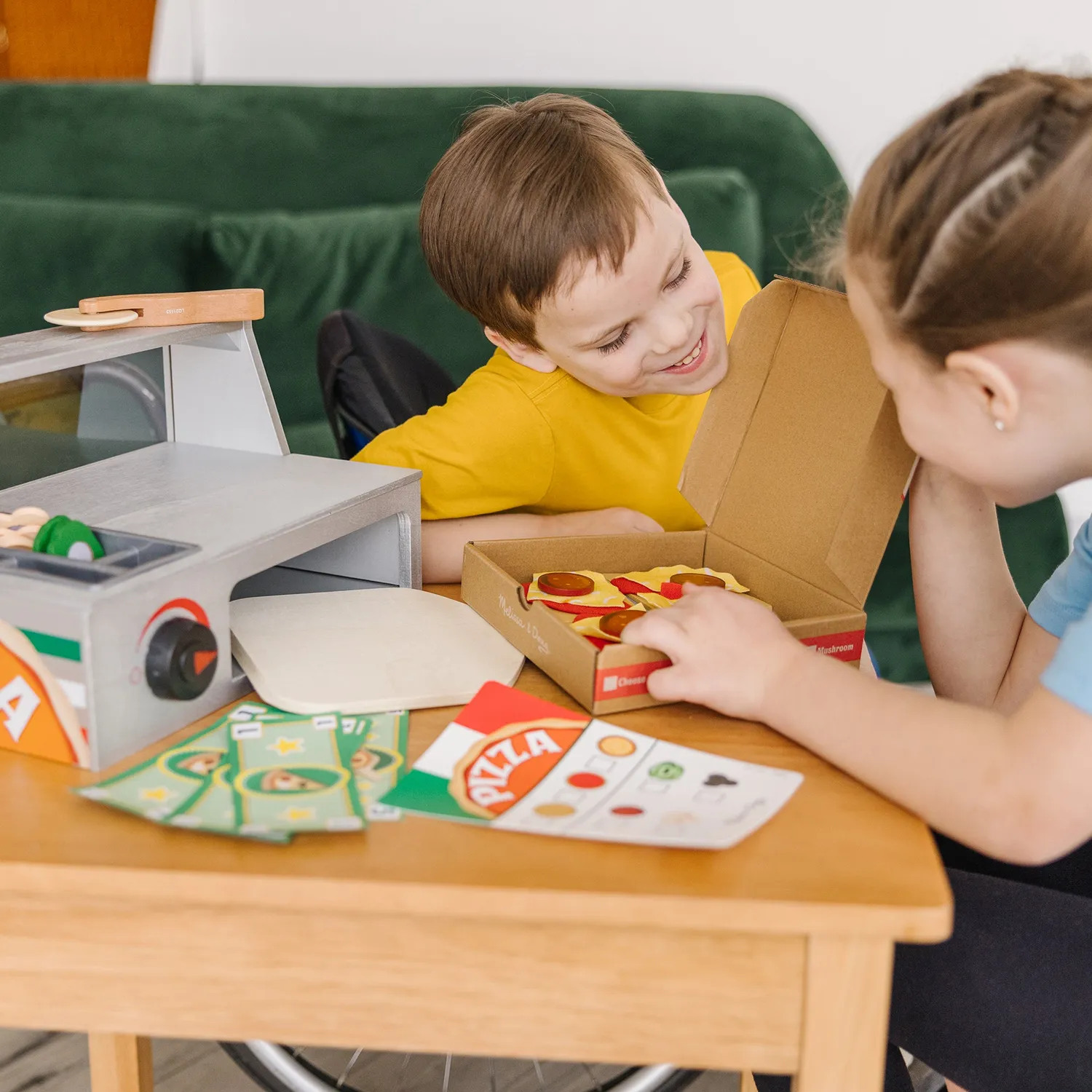 Melissa & Doug Top & Bake Pizzatheke Spielessen 41-teilig