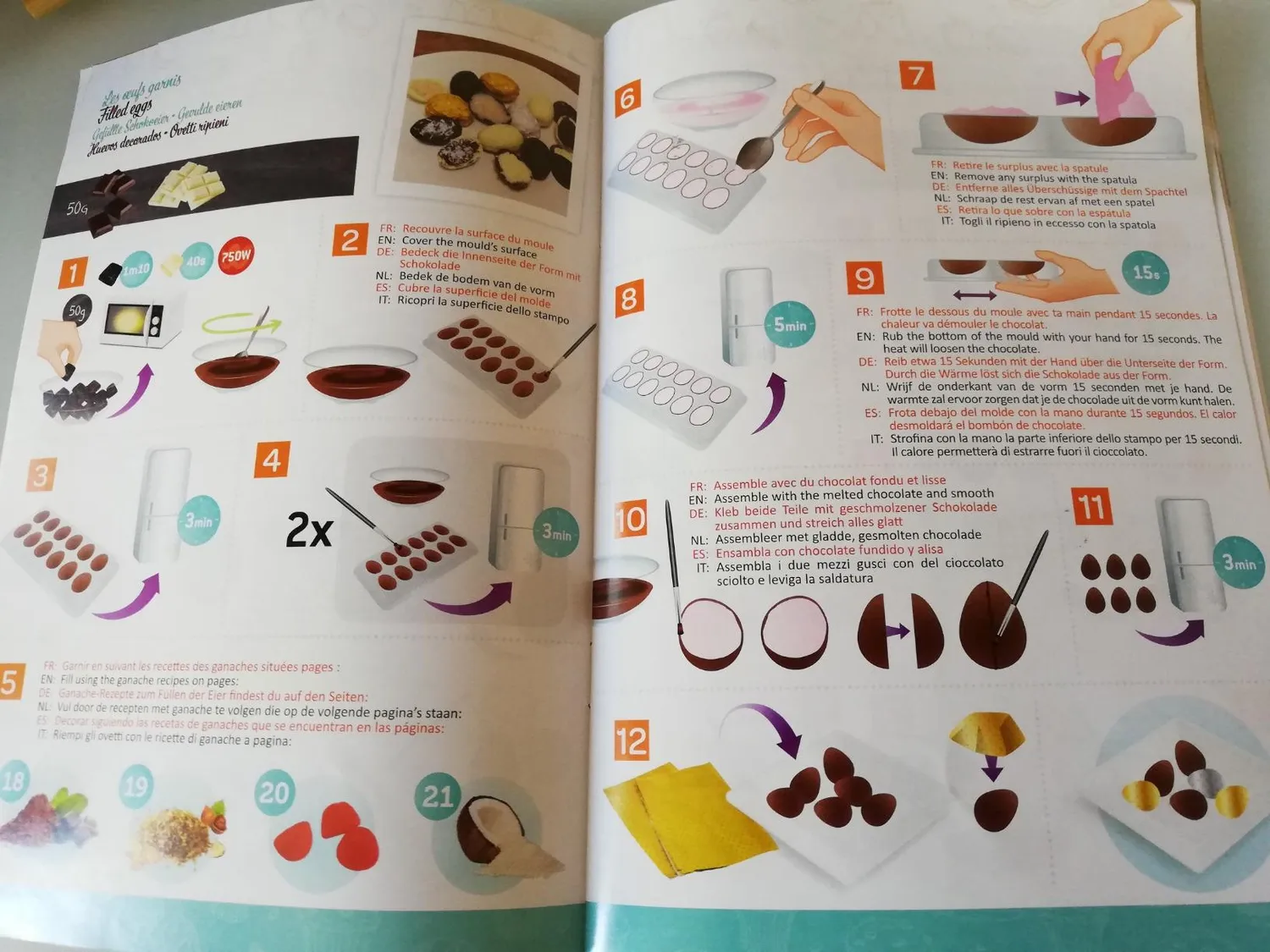 Buki France Cook Chef Schokolade Experimentierkasten 20 Rezepte