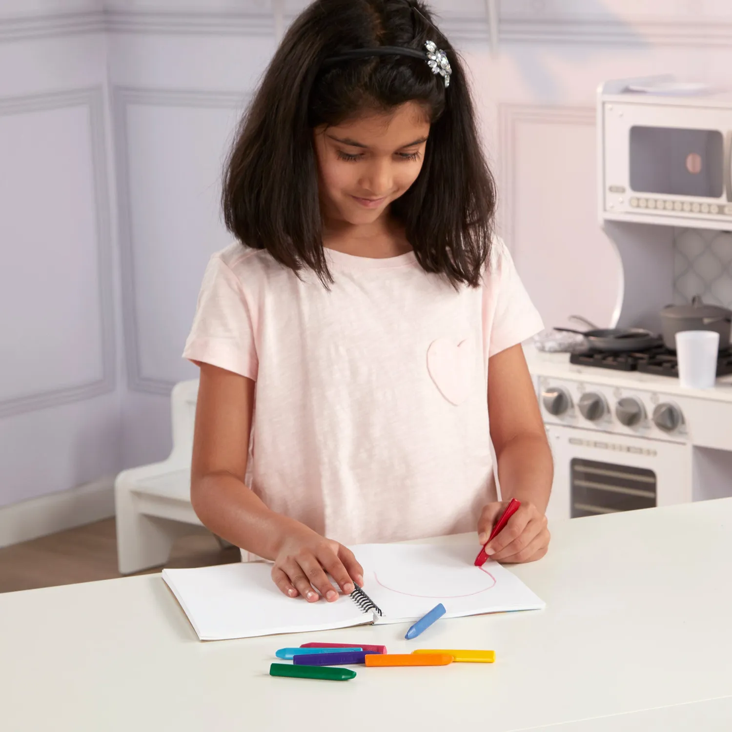 Melissa & Doug Mini Sketch Pad Malblock 4er-Pack säurefrei
